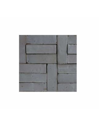 Dove Gray Bejmat Tiles - Handcrafted Moroccan Heritage Tiles