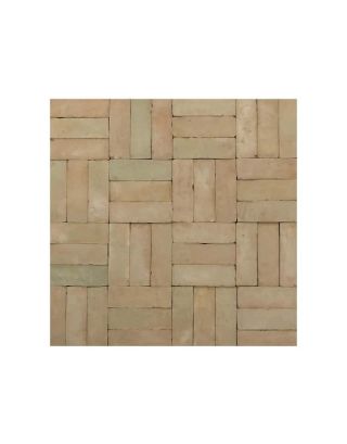 Earthy Beige Moroccan Bejmat Tiles - Handmade Vintage Elegance