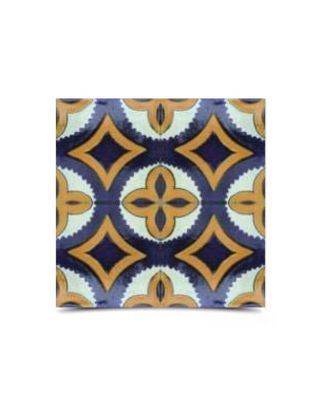 Moroccan Geometric Hand Painted Mosaic Tile