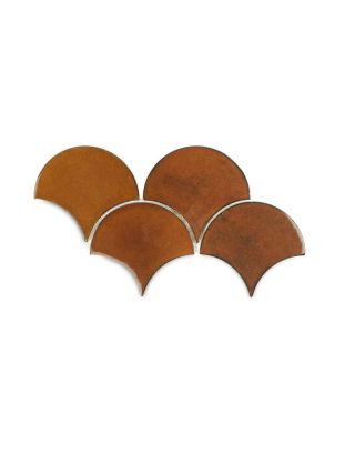 Captivating Amber Moroccan Fish Scales for Elegant Spaces