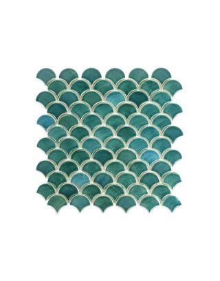 Moroccan Fish Scales – Sea Mist Small Tiles