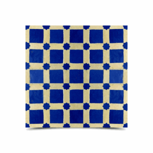 Elegant Dark Green Moroccan Mosaic Tiles - Handcrafted in Fez