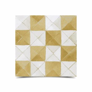Moroccan Mosaic Tiles White & Beige - Geometric Design