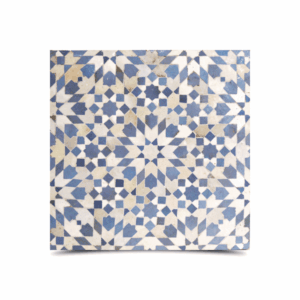 Moroccan Mosaic Patterns Multicolor Tile - Floral Design