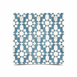 Moroccan Blue Mosaic Tile | Fez Handmade Zellige Collection