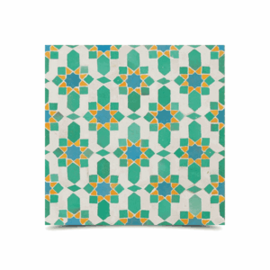 Moroccan Mosaic Pattern Tiles - Vibrant Glazed Finish