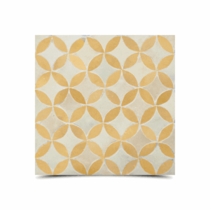 Moroccan Orange & Beige Mosaic Tiles - Handmade Geometric Design