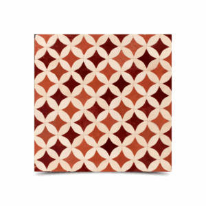 Moroccan Mosaic Red Color Geometric Tiles - Elegant and Durable