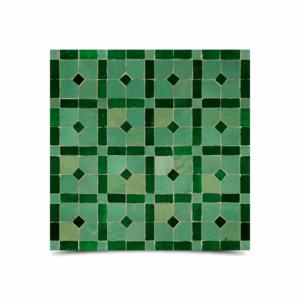 Moroccan Mosaic Pattern Light & Dark Tile - Elegant Design