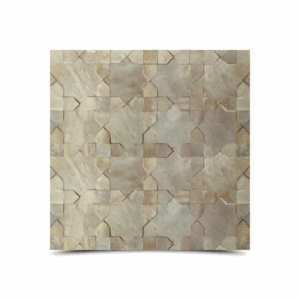 Moroccan Silver Mosaic Tile | Handcrafted Zellige Collection