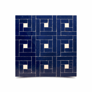 Blue White Moroccan Mosaic Tiles - Premium Quality