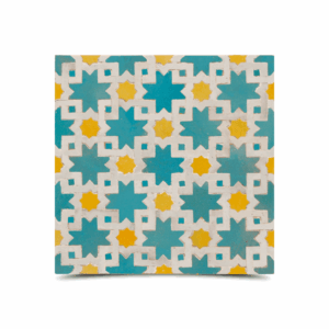 Moroccan Mosaic Pattern Tiles - Vibrant Multi-Color Display