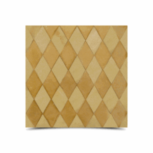 Moroccan Mosaic Beige Pattern - Handcrafted & Water Resistant.