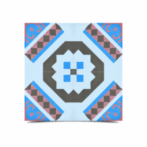 Enhance your space with Moroccan Pastel Cement Tiles.