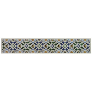 Moroccan Mosaic Border Multicolors - Artistic and Durable Border