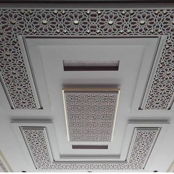 Premium Moroccan Gypsum Plaster Arch - Handcrafted Design