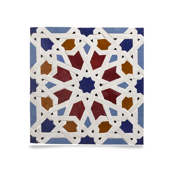 Luxury Glazed Moroccan Mosaic Tile Pattern - Exquisite Handcrafted Tiles