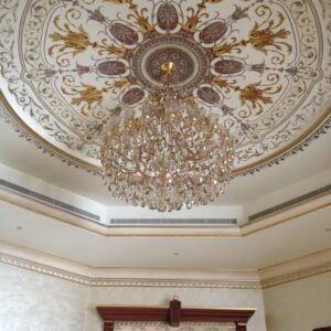 Premium Handcrafted Moroccan Gypsum Ceiling Rose