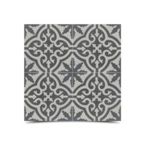 Moroccan Cement Pattern Gray Floor & Wall Tiles