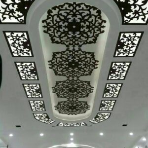 Distinctive Moroccan-Inspired Gypsum Plaster Arch