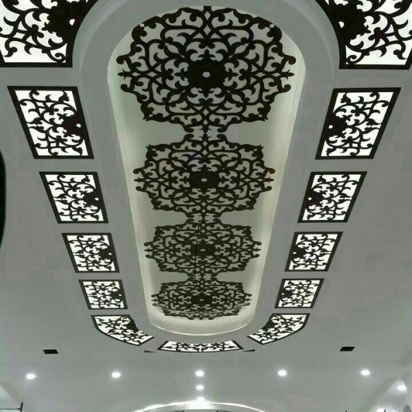 Distinctive Moroccan-Inspired Gypsum Plaster Arch