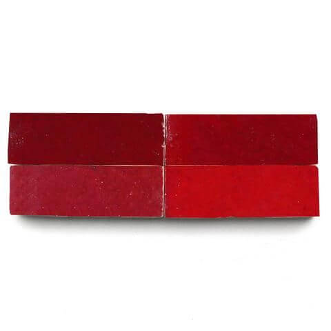 Sangria Red Bejmat Tiles - Handcrafted Moroccan Tiles for Indoor & Outdoor Use
