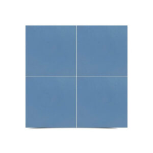 Moroccan Blue Cement Tile | Handcrafted Zellige Collection
