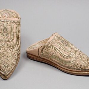 Chic Moroccan Leather Slippers for Home Relaxation