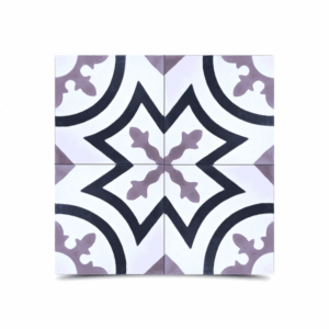Moroccan Cement Pattern Black - Elegant Moorish-Inspired Tiles