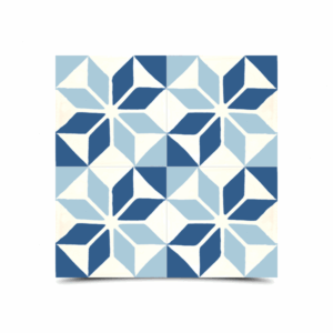 Moroccan Cement Blue & White Tiles – Vibrant Patterns for Walls & Floors