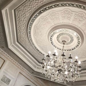 Luxury Moroccan-Inspired Plaster Ceiling Panel