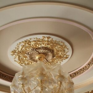 Exquisite Casablanca-Inspired Gypsum Plaster Ceiling