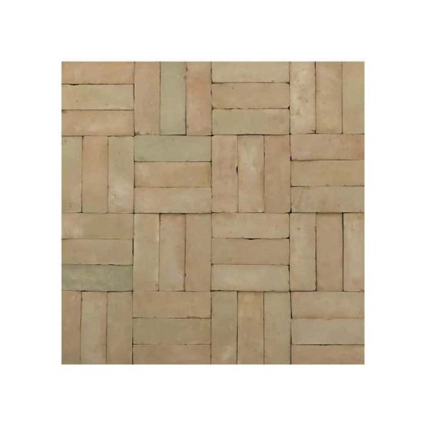 Earthy Beige Moroccan Bejmat Tiles - Handmade Vintage Elegance