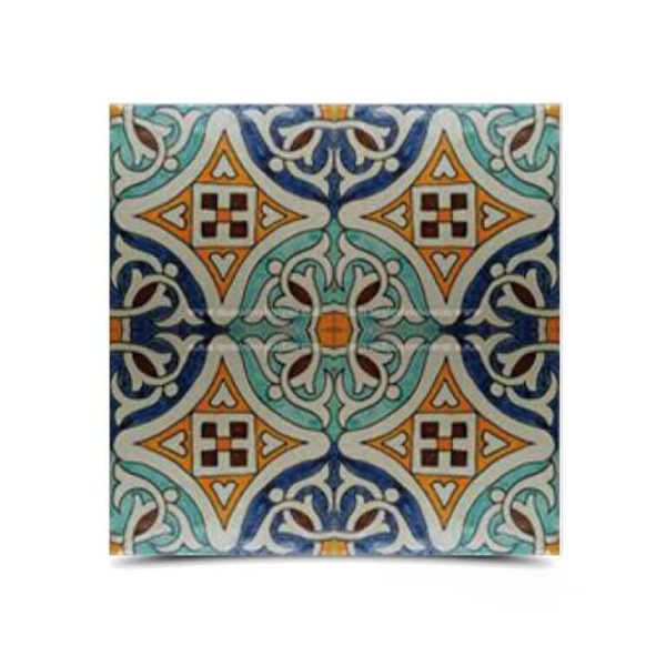 Moroccan Hand Painted Mosaic Tiles - Vibrant Colors & Durability