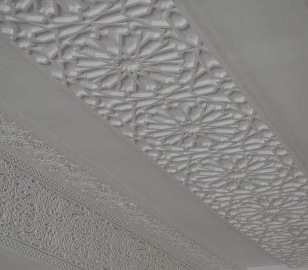 Gypsum Plaster Arch 002 – Handcrafted Moroccan Style Arch