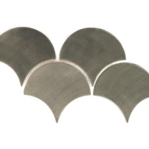 Large Moroccan Fish Scale Tiles in Sooty Grey
