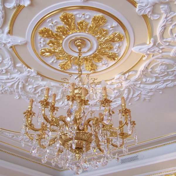 Elegant Moroccan Handmade Gypsum Plaster Ceiling