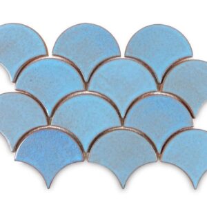 Blue Bell Moroccan Fish Scale Tiles | Indoor/Outdoor Wall, Floor & Backsplash Tiles