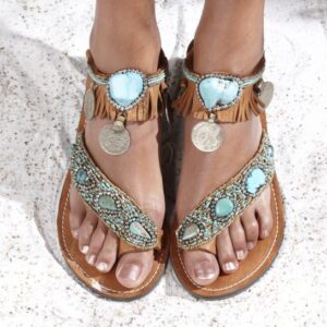 Chic Handcrafted Boho Sandals for Effortless Style.