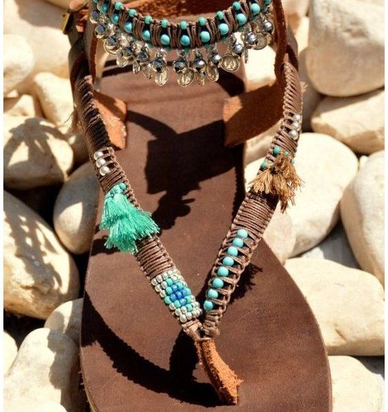 Chic Boho Flair Handcrafted Sandals