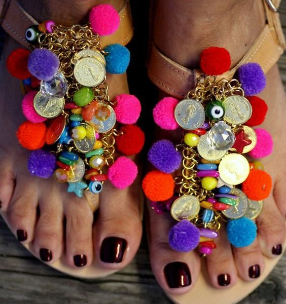 Boho Chic Comfort Sandals - Elegant & Durable Design for Summer