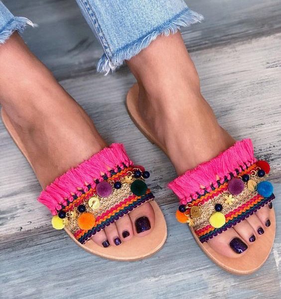 Chic Boho Sandals | Trendy & Comfortable Design