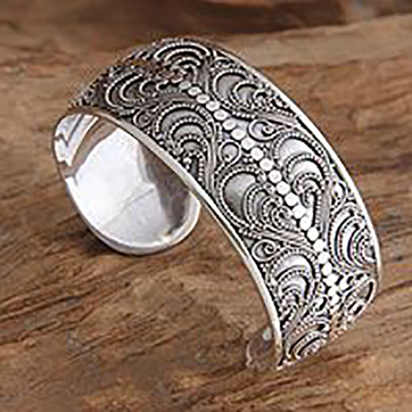 Moroccan Tuareg Berber Silver Geometric Bracelet