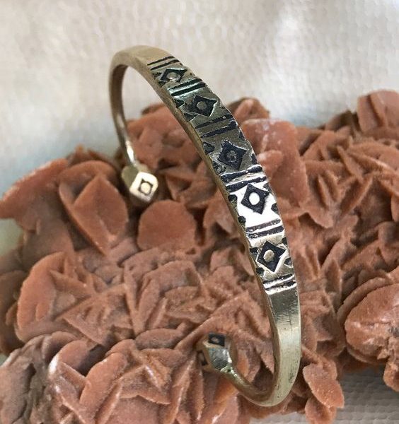 Moroccan Tuareg Berber Silver Adjustable Bracelet