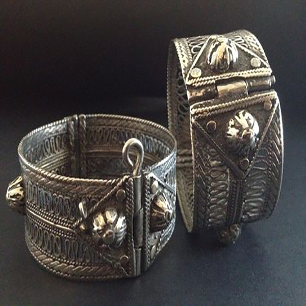 Handcrafted Tuareg Berber Silver Bracelet