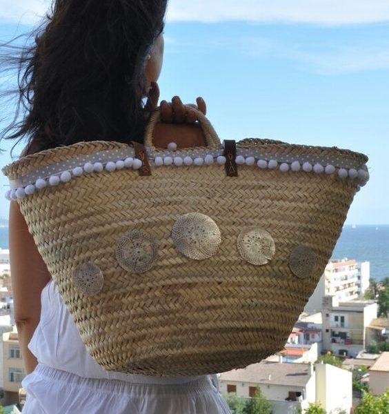 Moroccan Handwoven Eco-Friendly Handbag | Handbag Basket 026