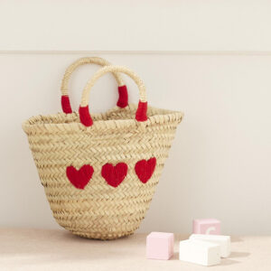 Moroccan Berber Handwoven Straw Handbag - Eco-Friendly & Customizable