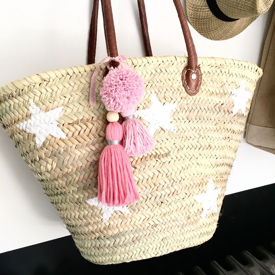 Eco-Friendly Moroccan Straw Handbag | Handcrafted Berber Women