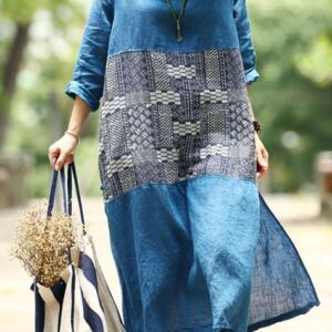 Exquisite Moroccan-Inspired Embroidered Kaftan Dress