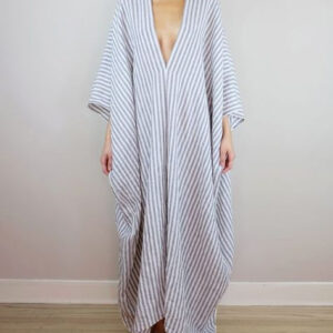 Bohemian Embroidered Kaftan Dress for Chic Moroccan Style